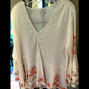 Joie Embroidery Top